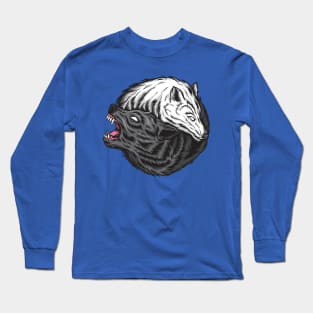 Yin Yang Wolves Long Sleeve T-Shirt